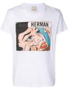 Herman Logo Print T-shirt - White