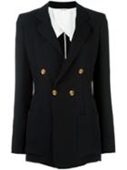 Céline Vintage Double Breasted Blazer, Women's, Size: 38, Black