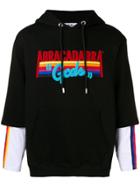 Gcds Abracadabra Layered Hoodie - Black