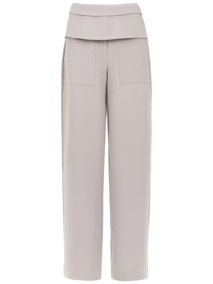 Mara Mac Wide Leg Trousers - Grey