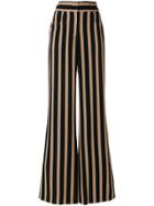 Etro Striped Flared Trousers - Black