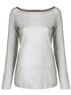 Fabiana Filippi Slim-fit Sweatshirt - Grey