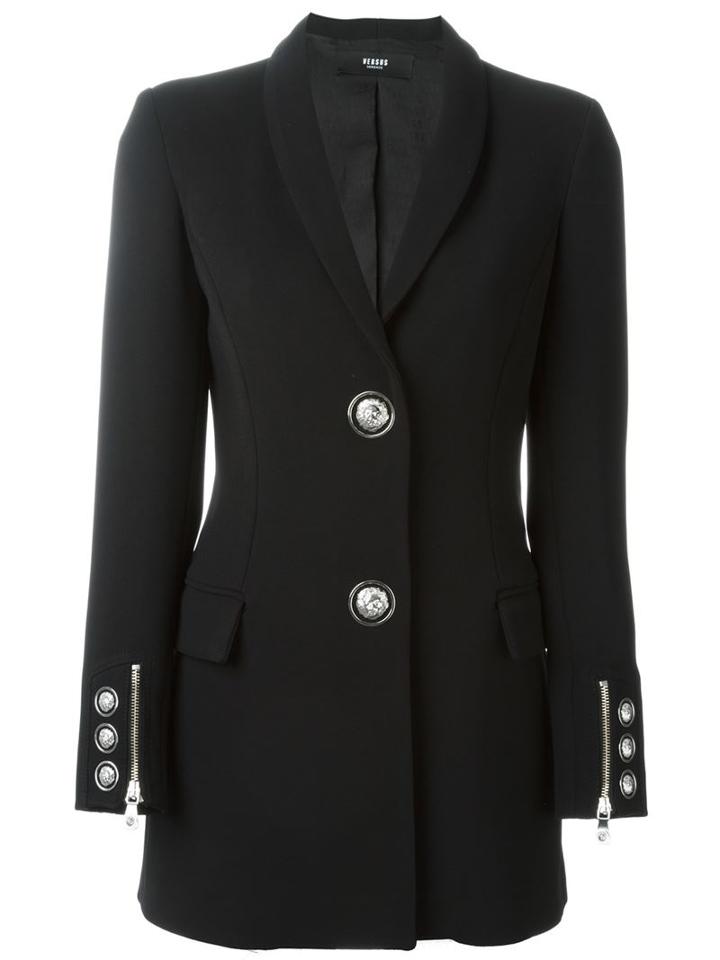 Versus Lion Head Button Blazer