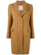 Ermanno Scervino Classic Mid Coat - Brown