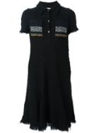Sonia Rykiel Shortsleeved Shirt Dress, Women's, Size: 44, Black, Cotton/polyamide/polyester/viscose