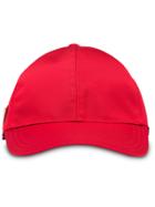 Prada Logo Plaque Baseball Cap - Red