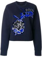 Diesel Black Gold Printed Flower Jumper - Blue