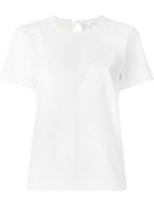 Comme Des Garçons Comme Des Garçons Tie Fastening T-shirt, Women's, Size: S, White, Cotton