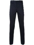 Neil Barrett - Side Zip Slim Trousers - Men - Cotton/spandex/elastane - 52, Black, Cotton/spandex/elastane
