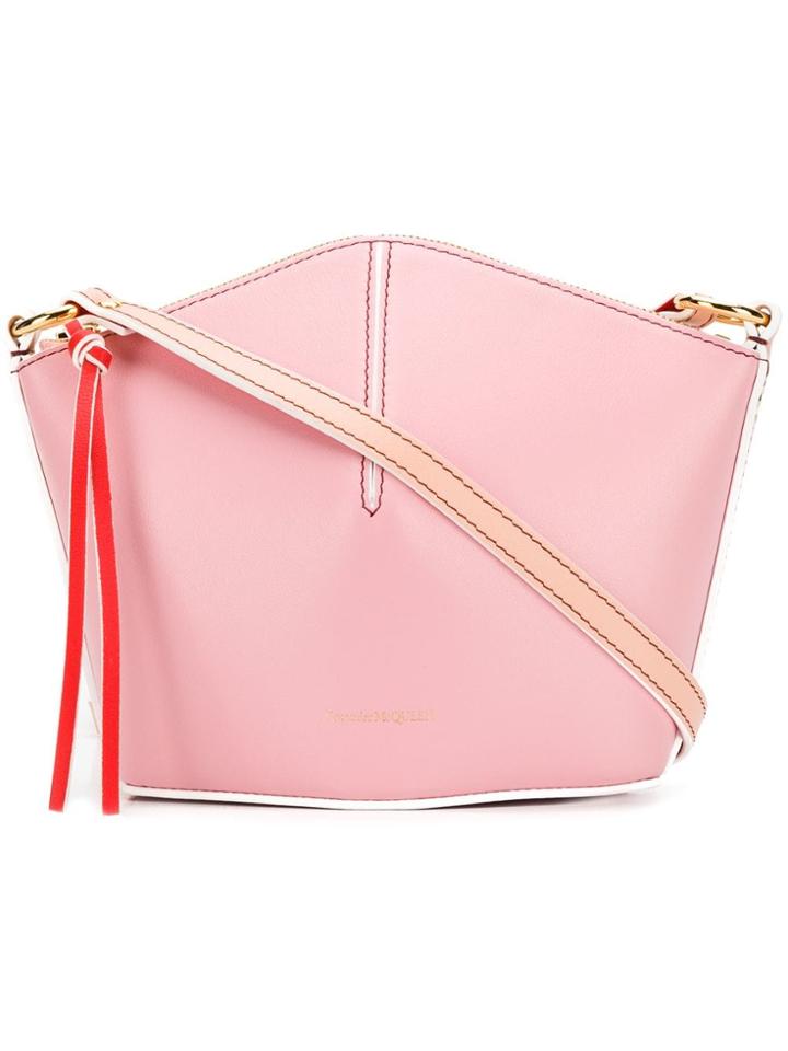 Alexander Mcqueen Trapeze Cross Body Bag - Pink