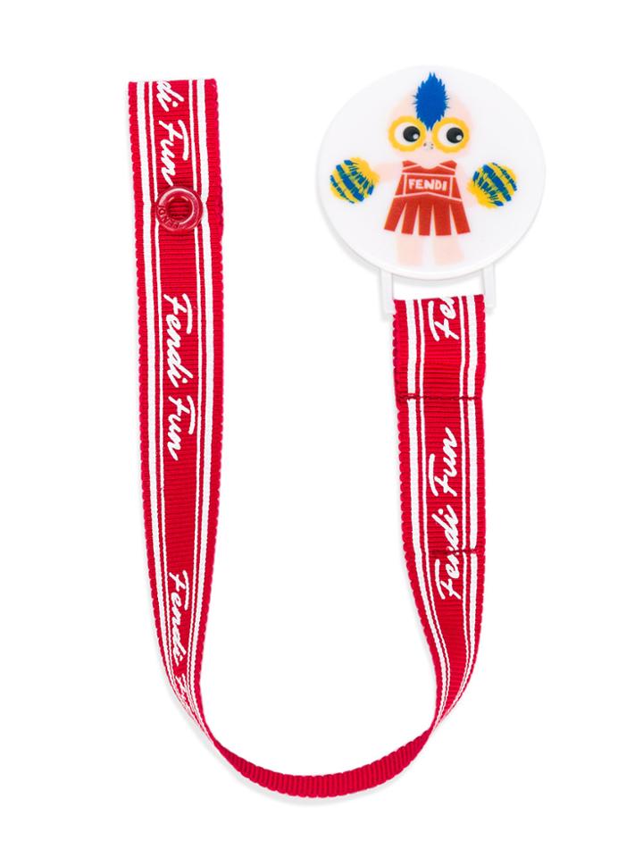 Fendi Kids Fendirumi Dummy Clip - Red