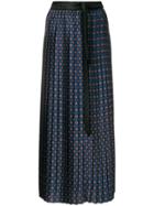 Emilio Pucci Abstract Print Pleated Skirt - Multicolour