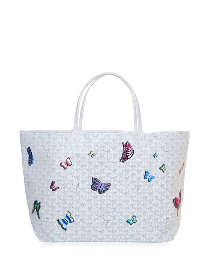 Goyard Pre-owned Butterfly Tote - White