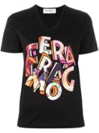 Salvatore Ferragamo Logo Print T-shirt