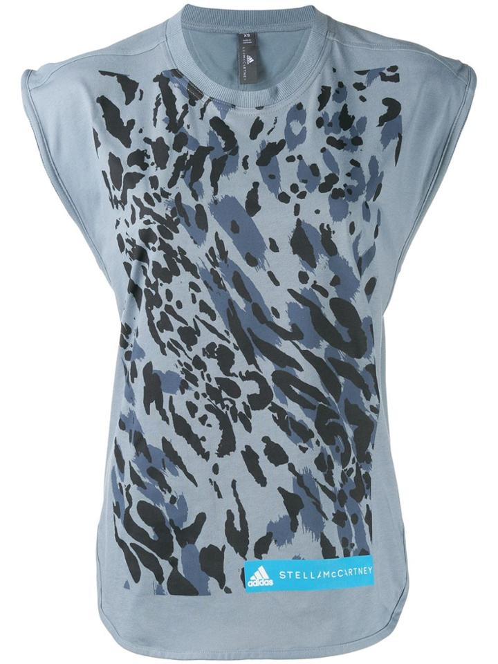 Adidas By Stella Mccartney Athletics Graphic Tank Top - Blue