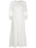 Vanessa Bruno Embroidered Detail Day Dress - White