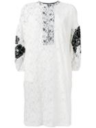 Nude - Lace Dress - Women - Cotton/polyester - 40, White, Cotton/polyester