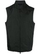 Z Zegna Padded Vest, Men's, Size: Small, Black, Polyester/polyamide