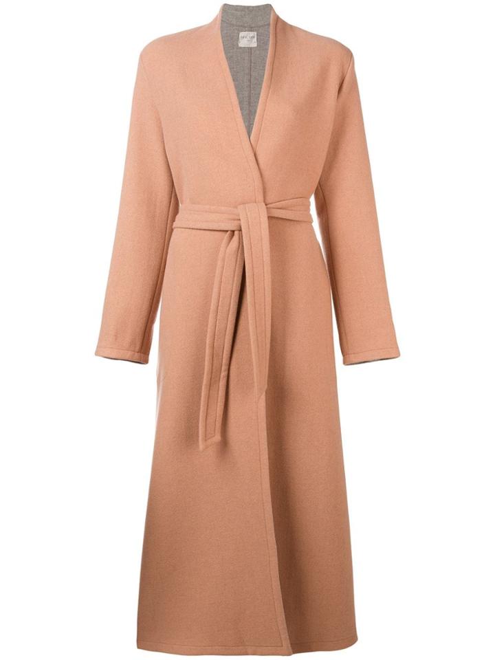 Forte Forte Longline Coat - Nude & Neutrals