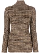 Marni Stretch Turtleneck Sweater - Brown
