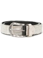 Ivo Scunzani Buckle Belt - White