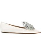 Vivienne Westwood Flower Appliqué Ballerinas