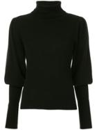 Milly Puff Sleeve Jumper - Black