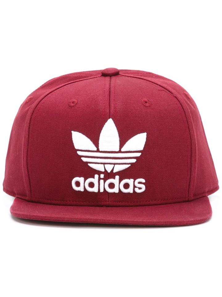 Adidas Logo Snapback Cap - Red