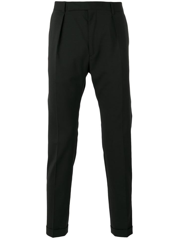 Paul Smith Tallored Trousers, Men's, Size: 34, Black, Spandex/elastane/wool