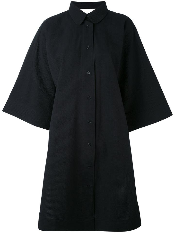 Henrik Vibskov - Oversized Shirt Dress - Women - Cotton - S, Black, Cotton