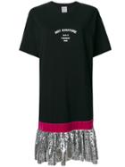 Brognano Sequined Hem Dress - Black