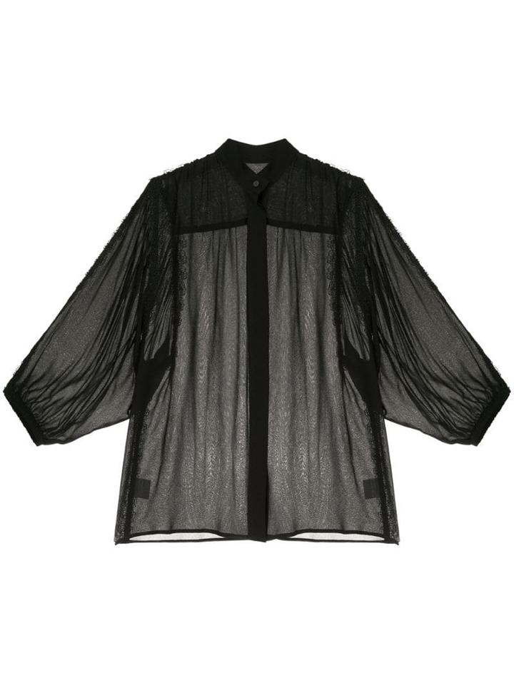Manning Cartell Semi-sheer Shirt - Black