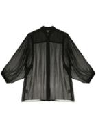Manning Cartell Semi-sheer Shirt - Black