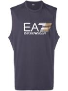 Ea7 Emporio Armani Logo Print Tank Top - Grey