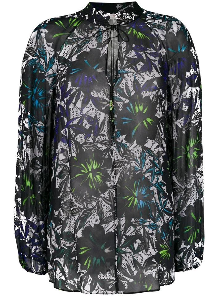 Dorothee Schumacher Leaf Print Blouse - Black