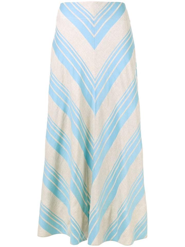Lee Mathews Tilda Midi Skirt - White