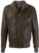 Barba Shearling Lining Jacket - Brown