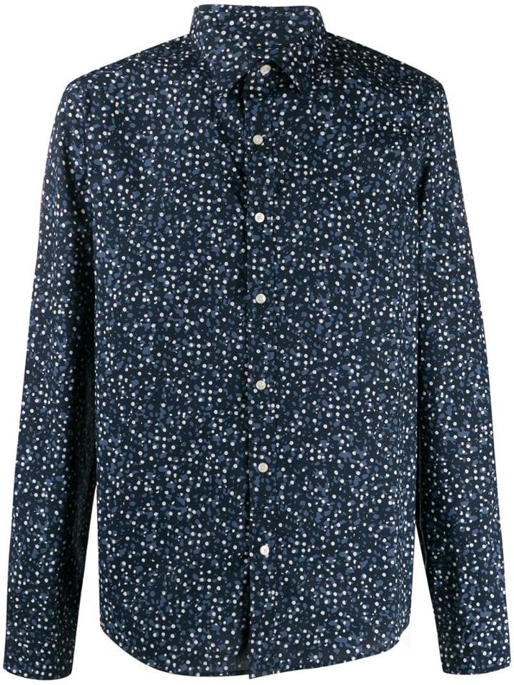 Michael Kors All-over Pattern Shirt - Blue