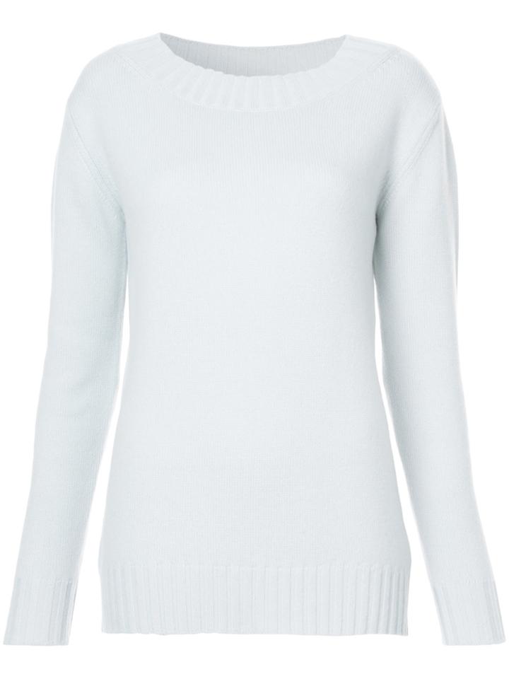 Vince Round Neck Sweater - Blue