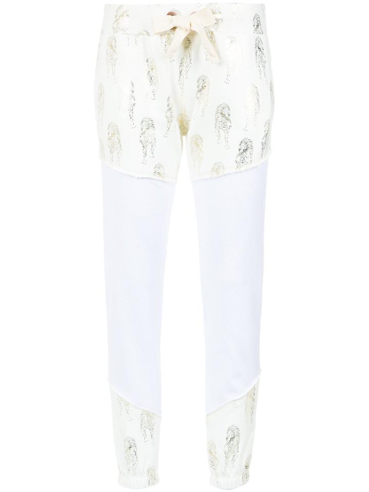 Andrea Bogosian Panelled Trousers - White