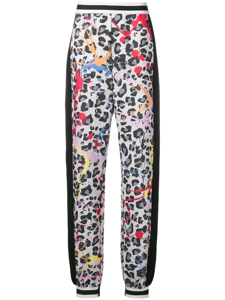 No Ka' Oi Leopard Print Joggers - Black