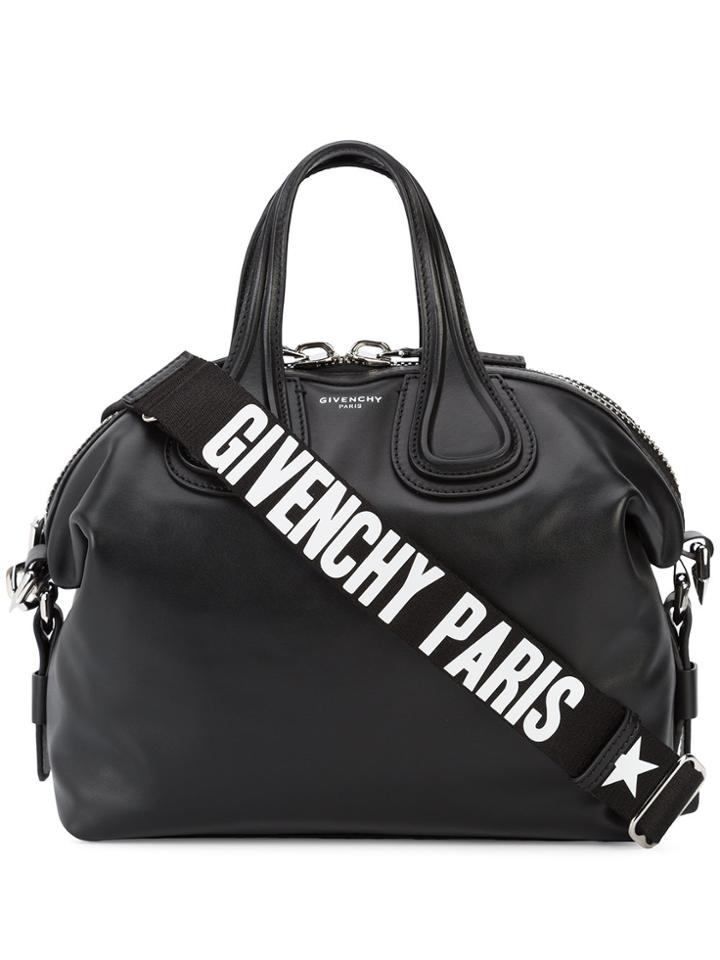 Givenchy Leather Nightingale Tote - Black