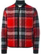 Maison Kitsuné Checked Jacket, Men's, Size: Small, Grey, Cotton/polyester/wool