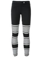 Adidas By Stella Mccartney Striped Fitness Leggings