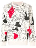 Vivienne Westwood House Of Cards Print Sweatshirt - Nude & Neutrals