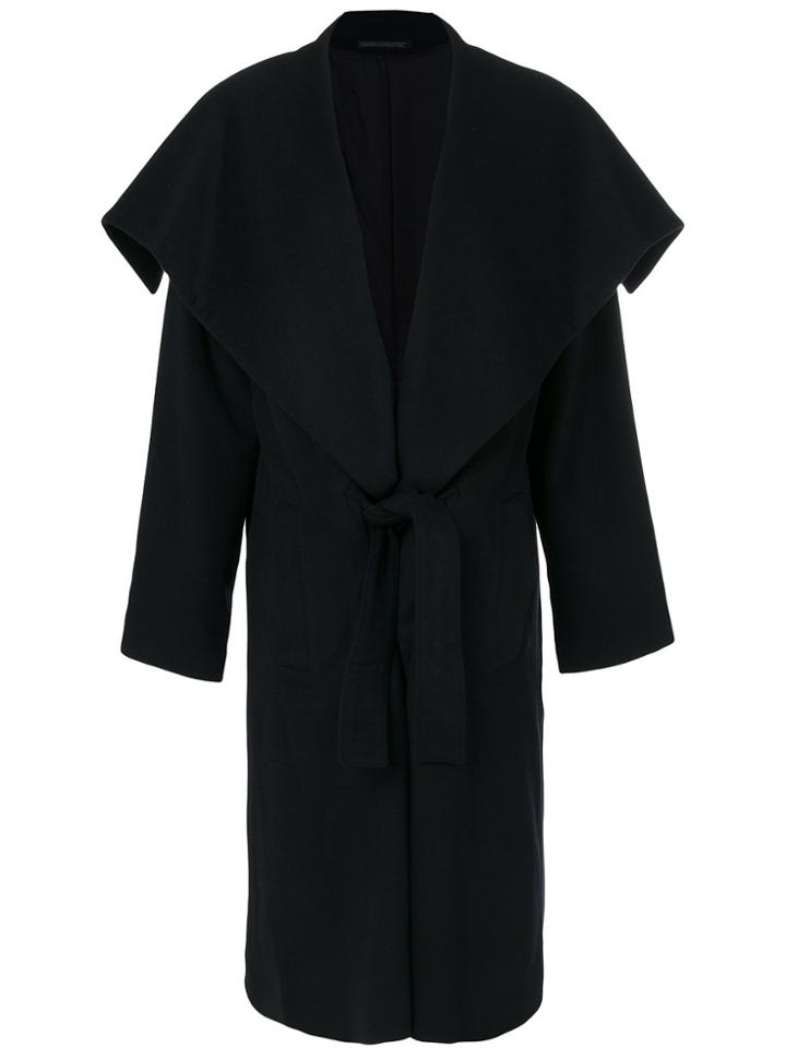 Yohji Yamamoto Layered Tailored Coat - Black
