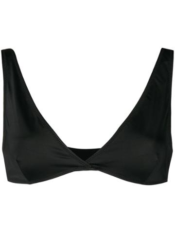 Solid & Striped Solid Colour Bikini Top - Black
