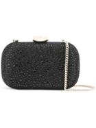 Love Moschino Embellished Clutch, Women's, Black, Pvc/satin