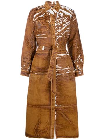 Anntian Stained Effect Dress - Brown