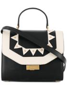 Visone Panelled Tote - Black